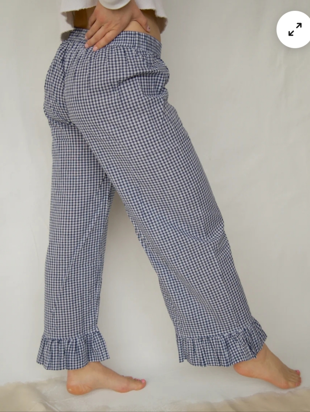 Sonderhaus Boxer Pant - Navy Gingham